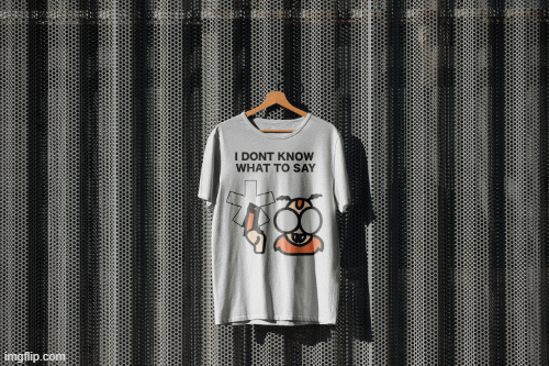 Animated American Burying Beetle shirt mockup